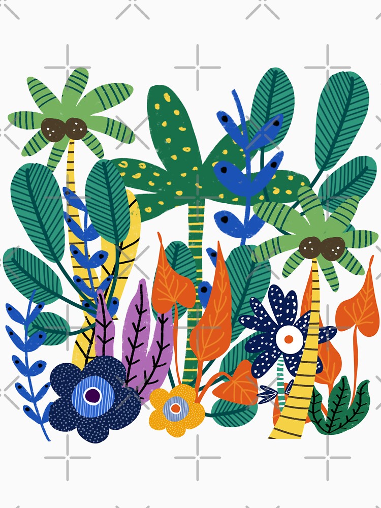 Jungle Floral White by susycosta
