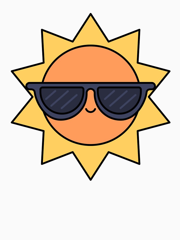 Sun with Sunglasses by SideQuestDoodles