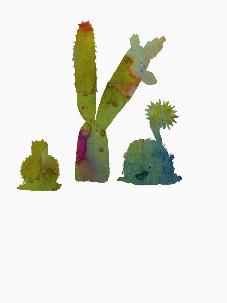 Water color Cacti art by TheJollyMarten
