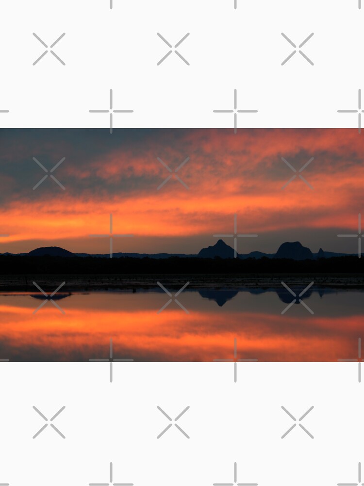 Glass House Mountains Sunset by Adrian Alford Photography