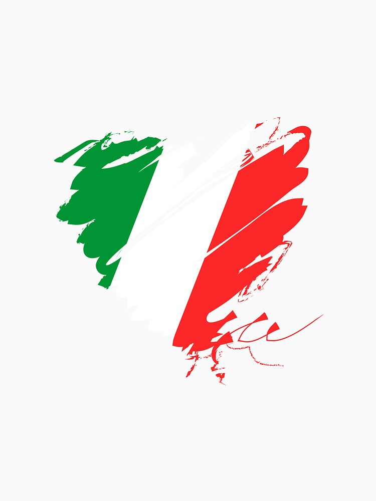 Italy Soccer Europe Heart Calcio Italiano Grunge by Helen-Storm