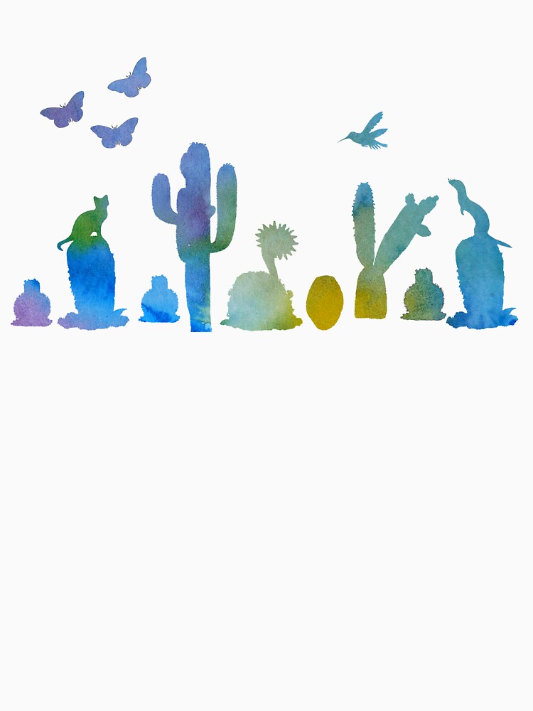 Cacti and animals by BittenByErmines