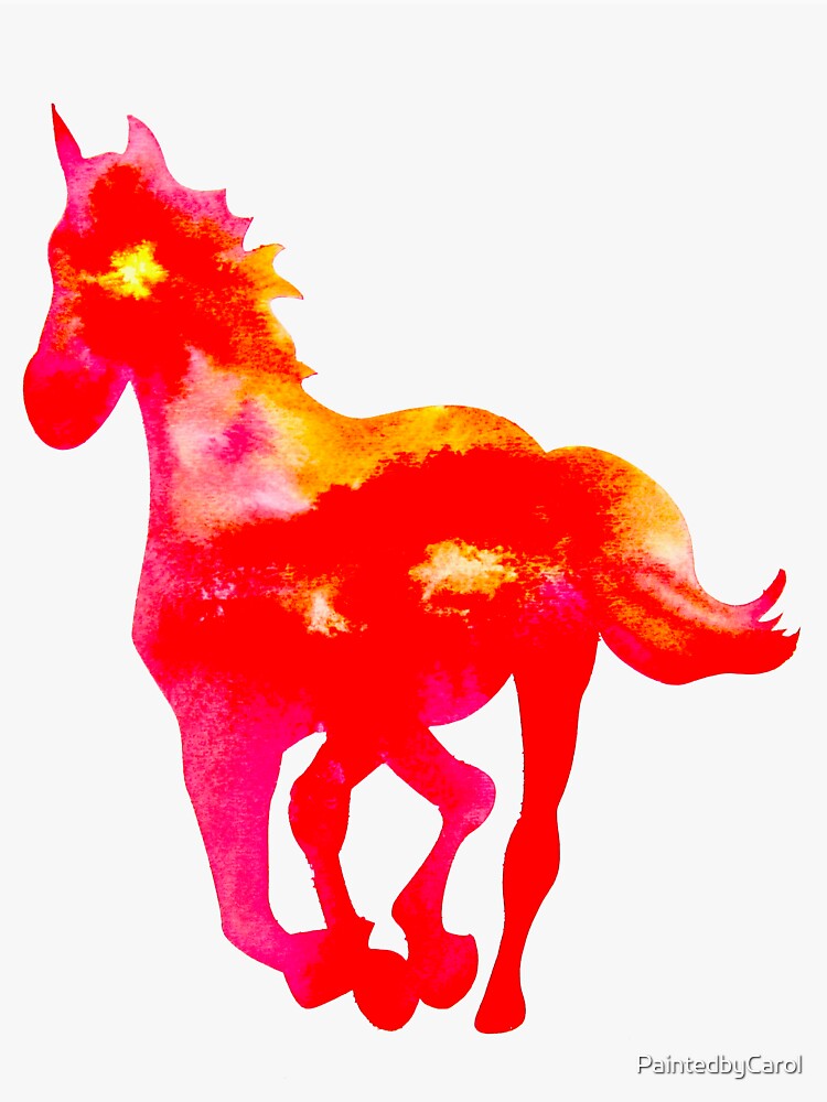 Sunset Horse by PaintedbyCarol