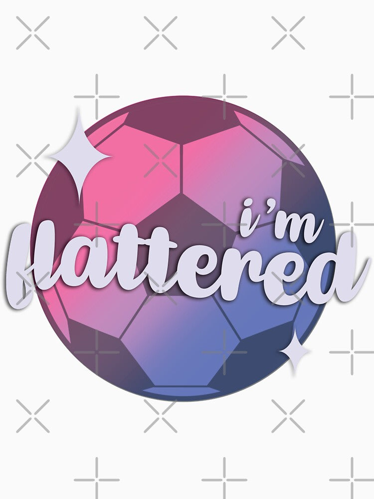 I'm Flattered Soccer Ball by SirenTales