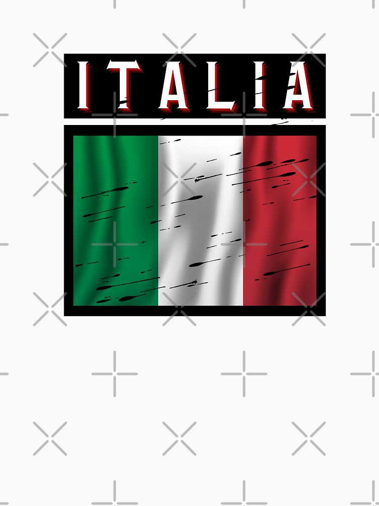 Italy Flag - Italia- Distressed Italian Country Flag, Italian Pride, American, Nationality, Sports by Sun Sand & Sea Art