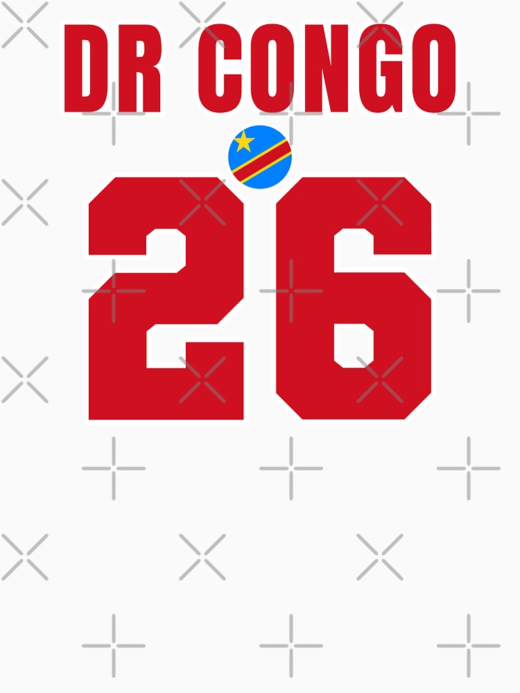 DR Congo 26 Football Shirt Style Design – DR Congo National Team Apparel by The Hairy Melon