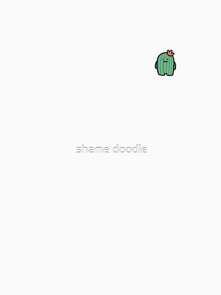 Tiny Cactus - Original Hand Drawn Miniature by shame doodle