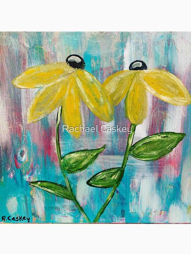 Flowers - Acrylic painting by Rachael Caskey