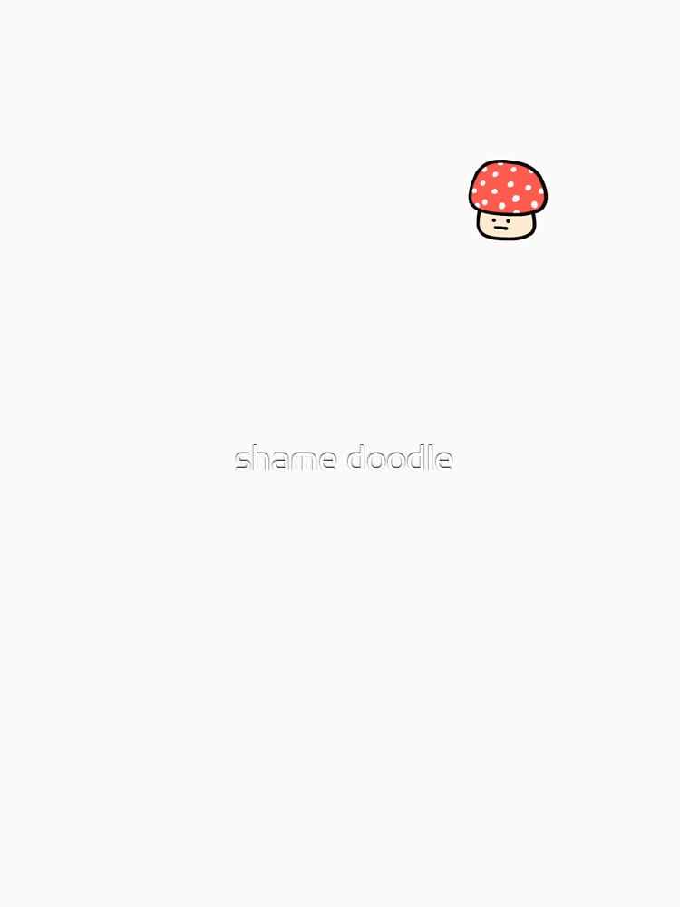Tiny Mushroom - Original Hand Drawn Miniature by shame doodle