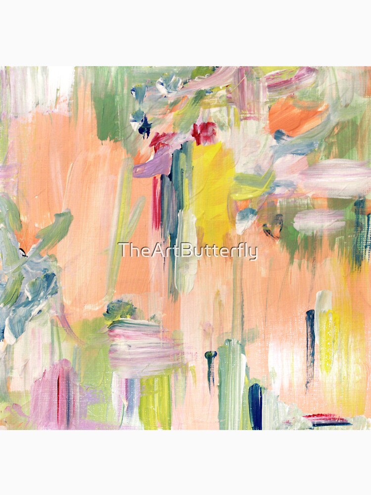 Floral Abstracts Painting Flowers Colorful Florals by TheArtButterfly