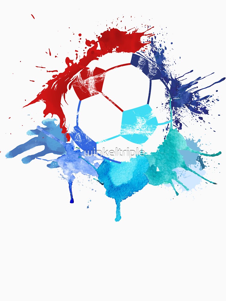 Soccer Football Watercolor Splash by winkeltriple