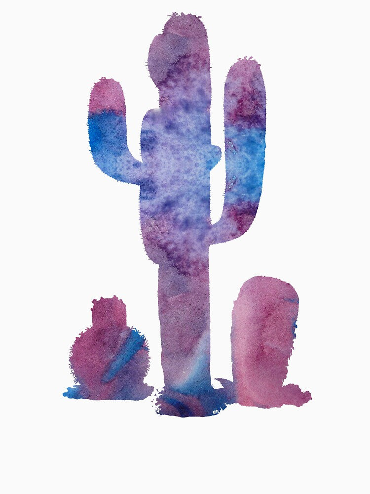 Cacti art watercolor by TheJollyMarten