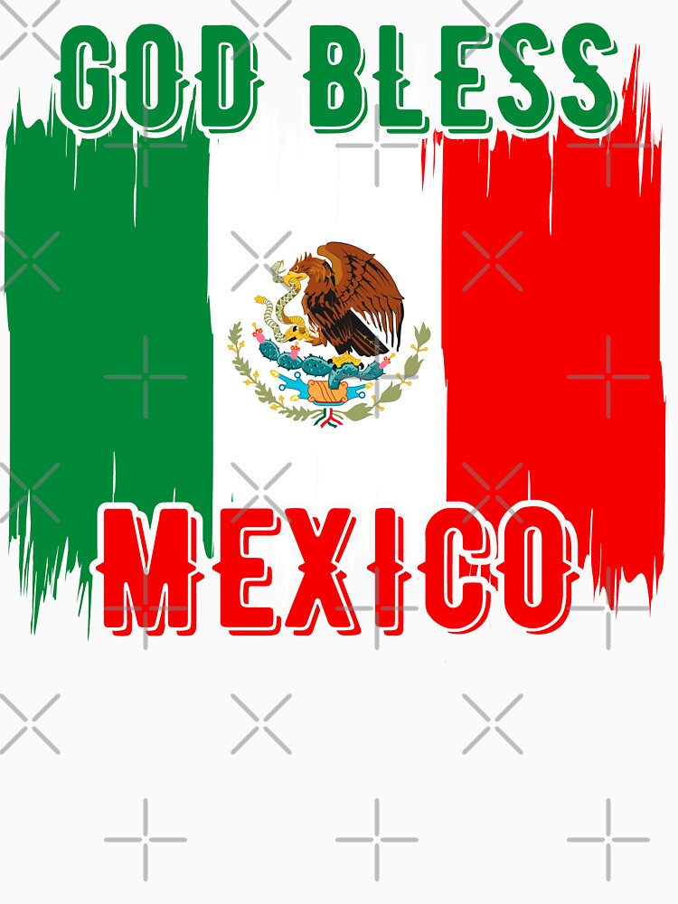God Bless Mexico, mexican flag. by MoriaStore