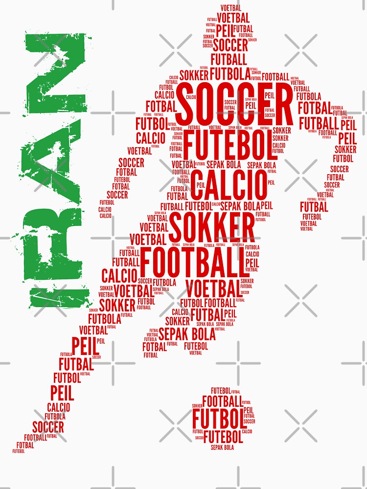 Iran Football Typography by goodspy