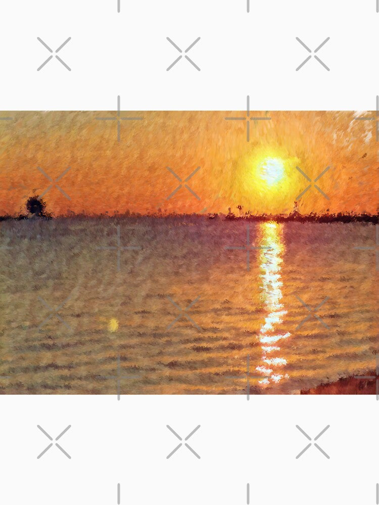 Impressionist Harbor Sunset by thechasbowie