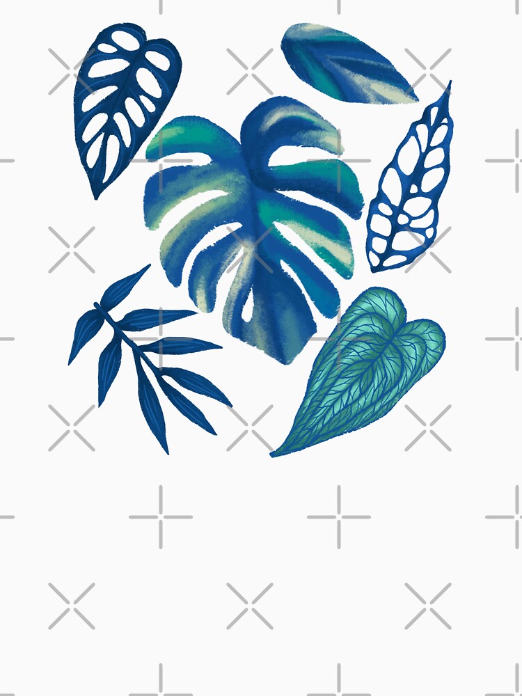Monstera Familia Leaves by Khotekmei