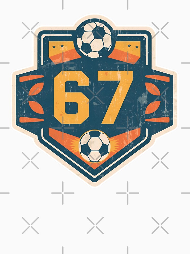 Retro Soccer Badge 67 Design - 2 by PixelKickr