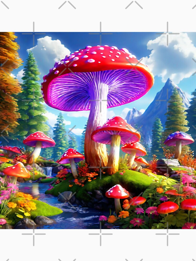 Mushroom Garden by DigiArt8Design