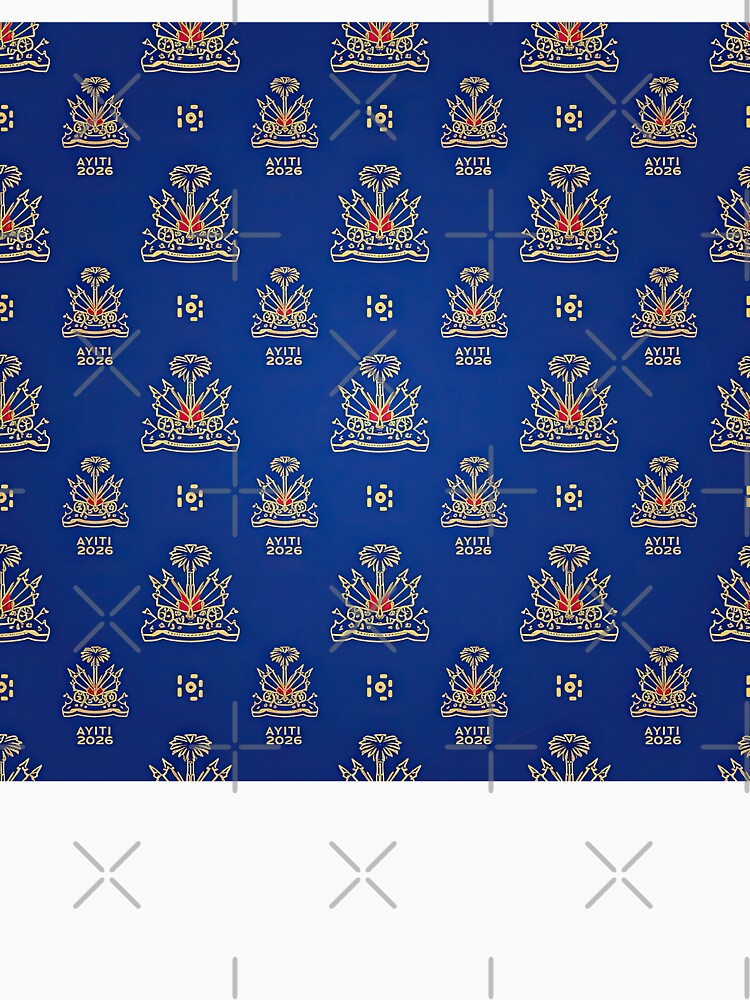 Elegant Haitian Flag patterns by BrickByDream