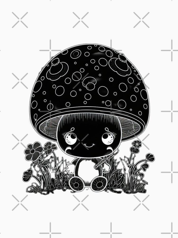Cartoon mushroom by taoufik ighzer