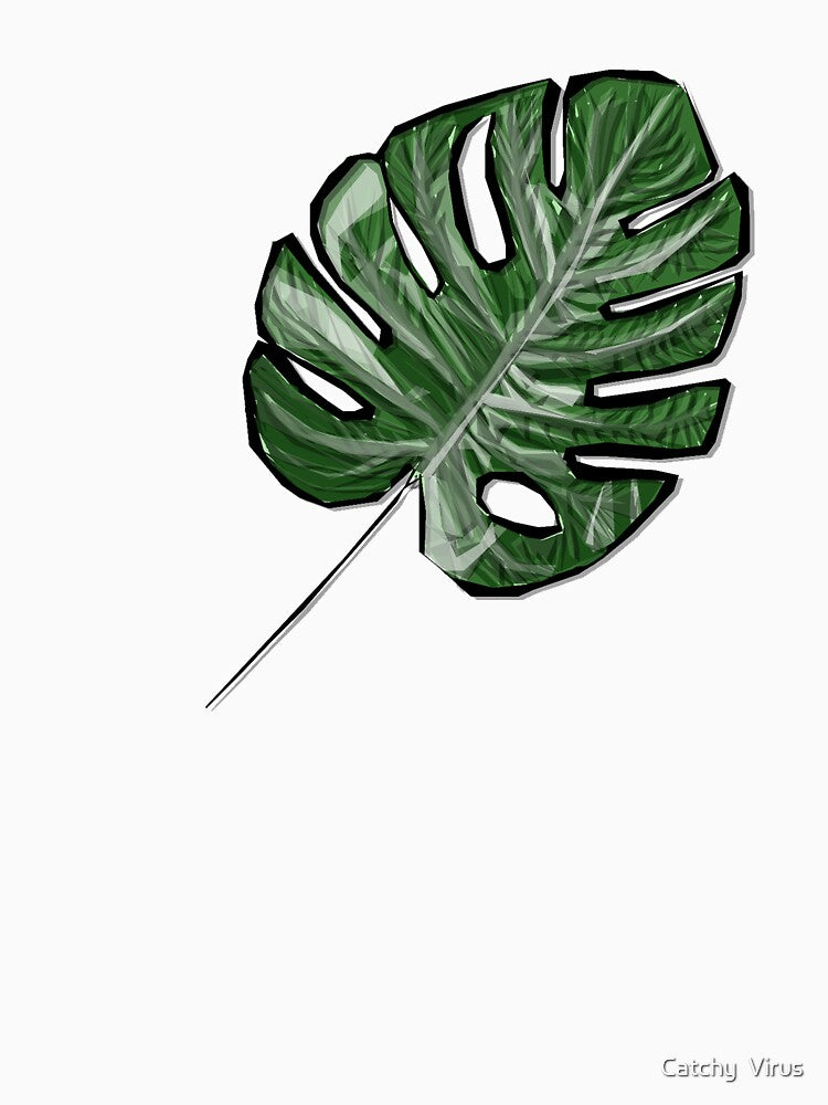 Tropical Green Leaf by Catchy  Virus