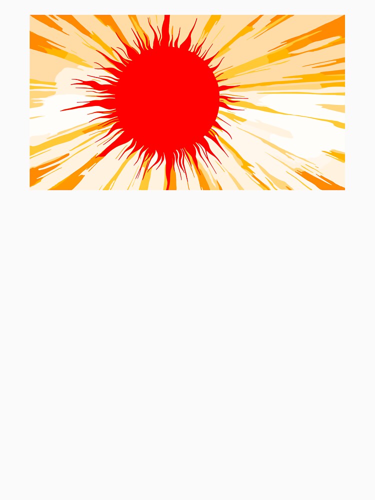Radiant Red Sun by CharlieMakes