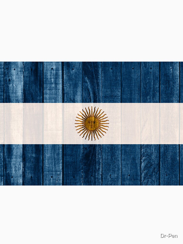 Wood flag Argentina Woodwork Carpenter Rustic Flags by Dr-Pen
