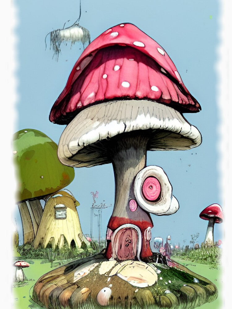House Mushroom by entrys
