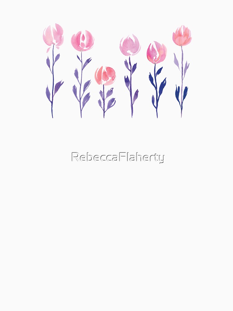 Floral Stems | Purple Blush by RebeccaFlaherty
