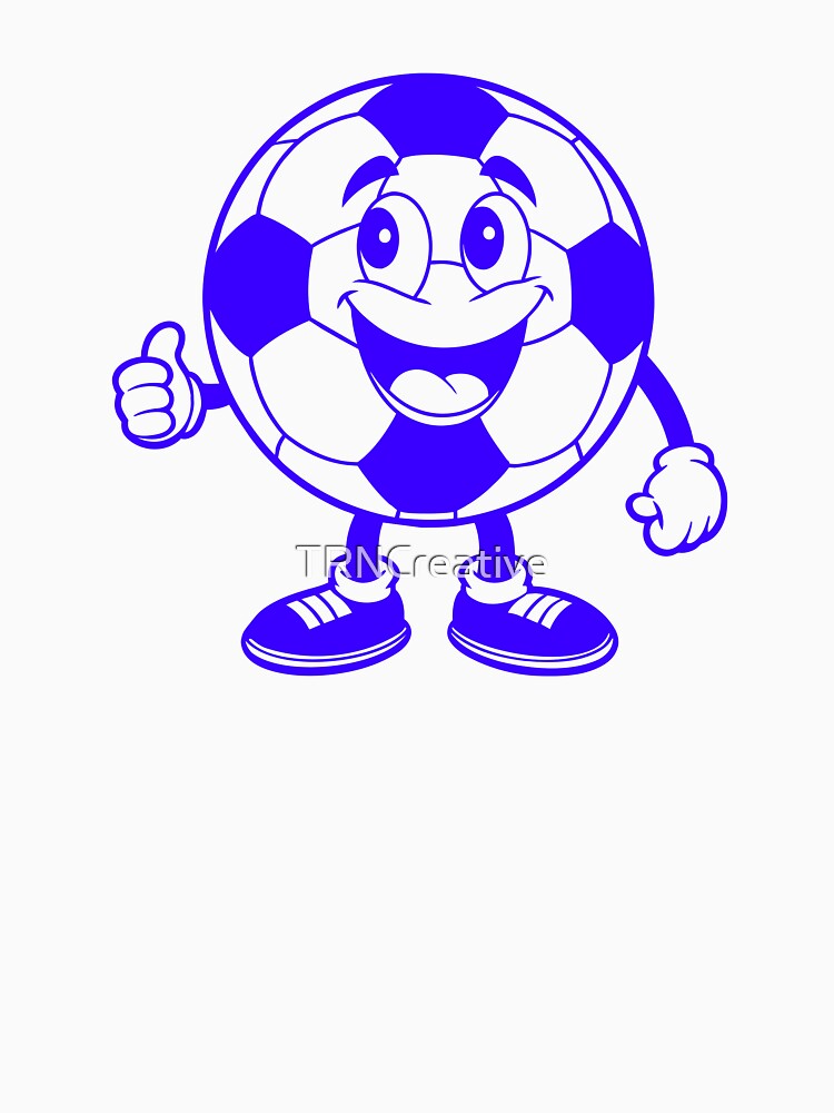 Soccer Mascot Blue by TRNCreative