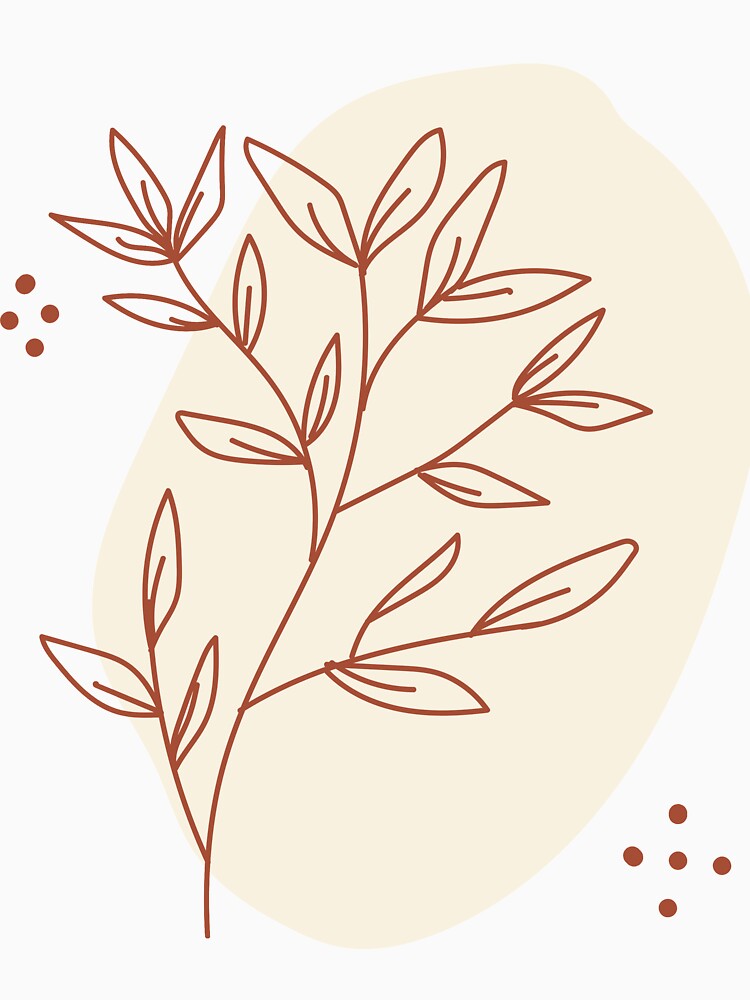 Abstract Botanical 2 by MinimalStudio