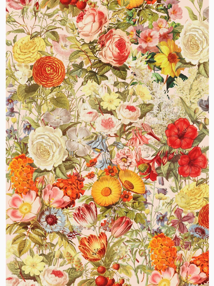 Botany vintage pattern by Frida Floral Studio