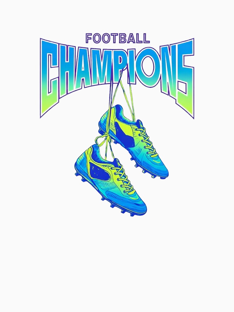Football Champion Neon Boots – Retro Soccer Graphic Design by IvannaMoroz