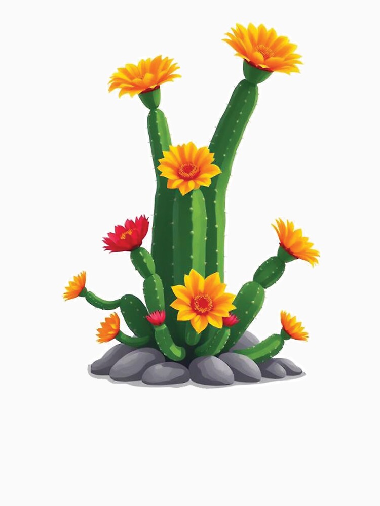 A flowering cactus by AnuNP