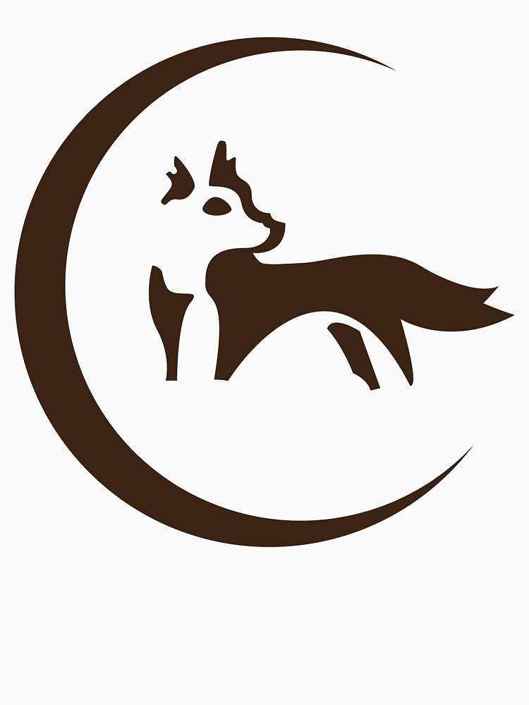 wolf with moon by Scopestor