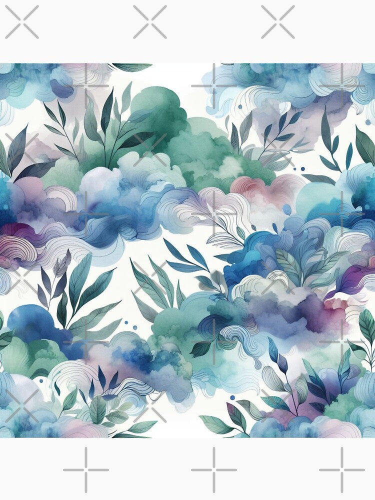 geometric floral illustration by Dominika Farkašová