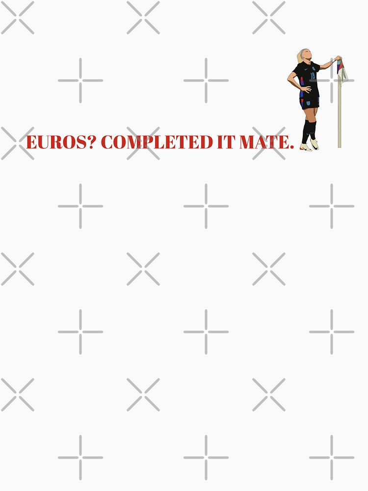 Chloe Kelly England Euros? Completed it Mate Corner Flag Celebration Minimalist by Hevding