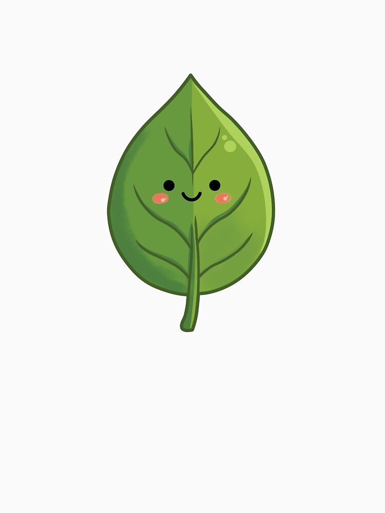 Happy Little Leaf - Kawaii Style by Cristal-01