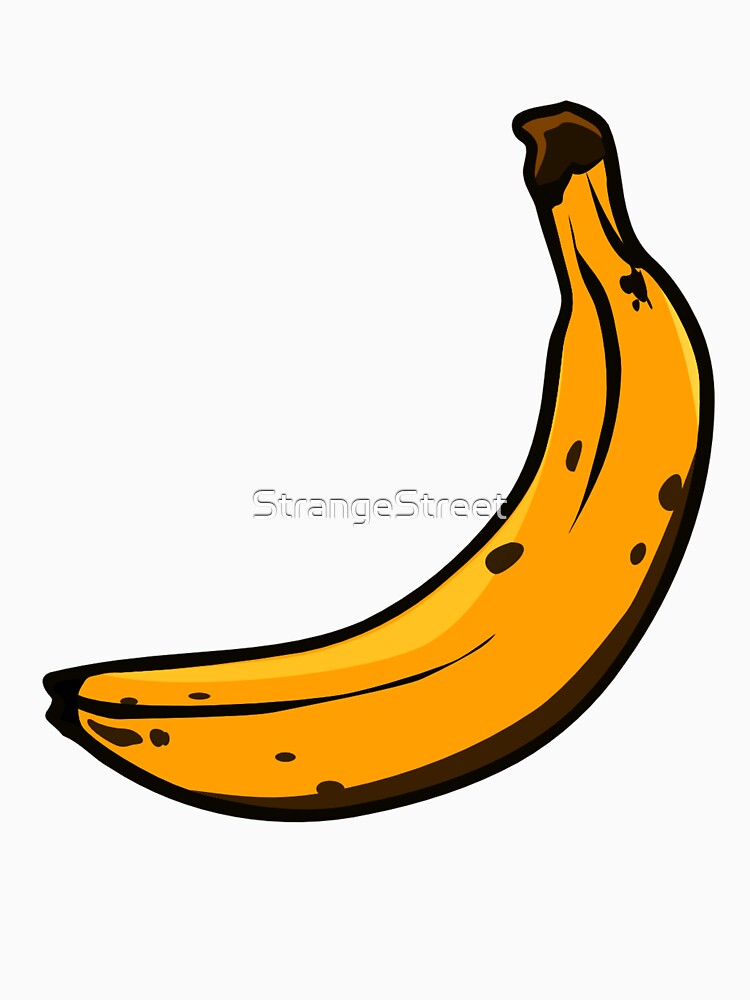 Cartoon Banana Great For Food Lover Foodie by StrangeStreet