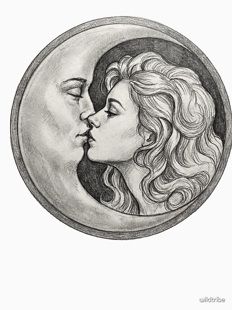 Dear Moon II Sketch by wildtribe