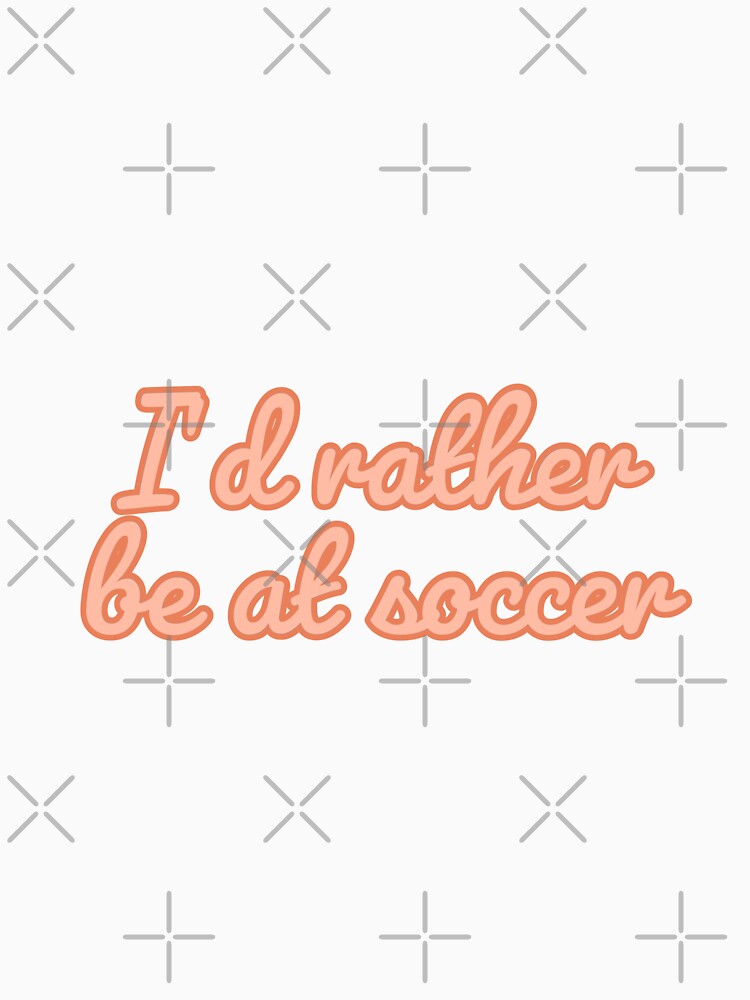 Retro groovy, I’d rather be at soccer by Designedby-E