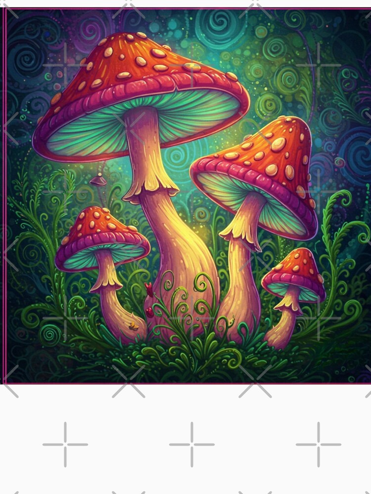 cottage core mushroom classic design tshirt by anandsiva2703