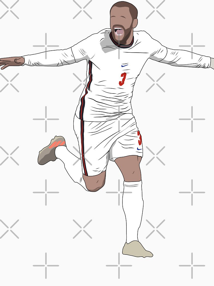 Luke Shaw England Football Euros Final Goal Celebration by Hevding
