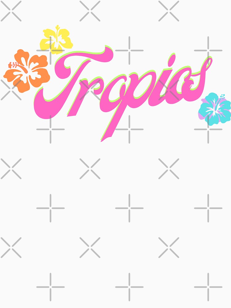 Y2K Tropics Text - Tropical Aesthetic by lydsshop