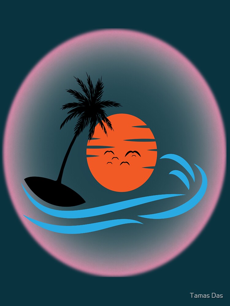 Blue Orange Sunset At The Beach,Beach Sunset Sky, beautiful sunset sky, beach sunset, by Tamas Das