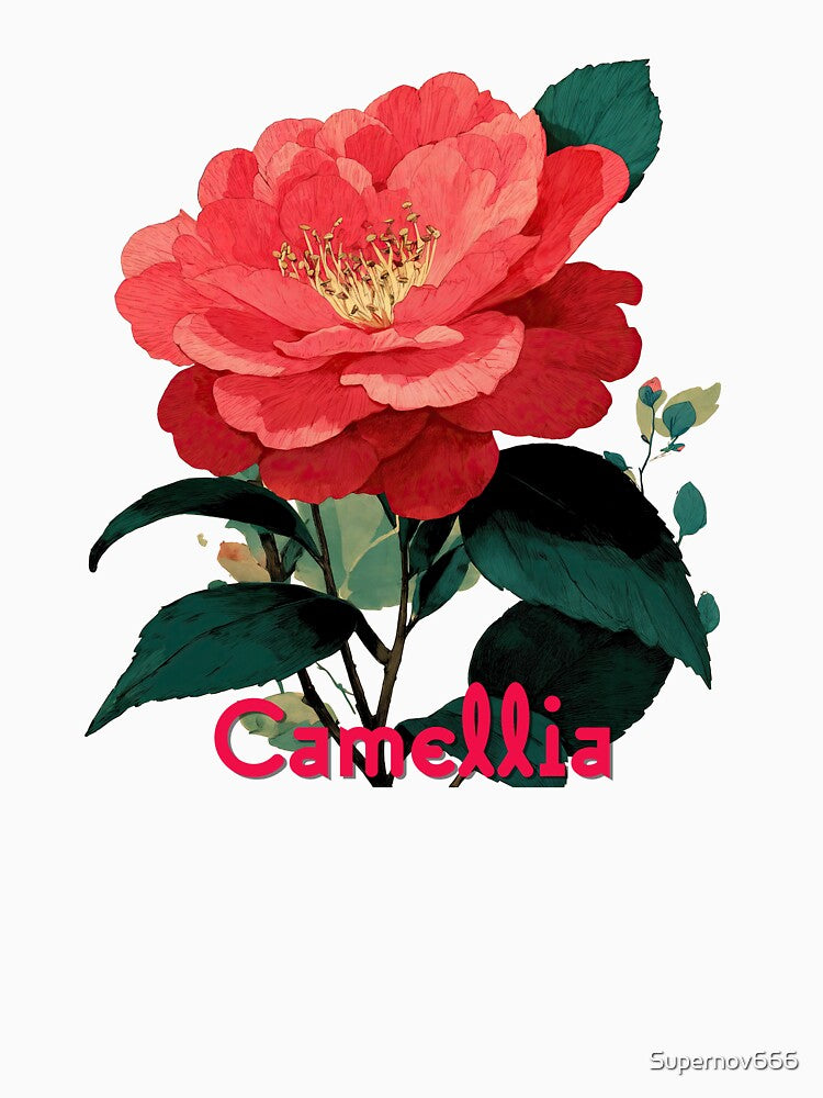 Camellia – Botanical Elegance by ForeverPrintsOK