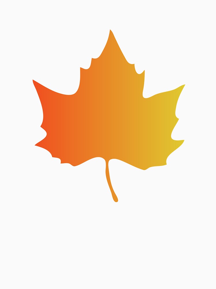 maple leaf silhouette by sweetb3rry
