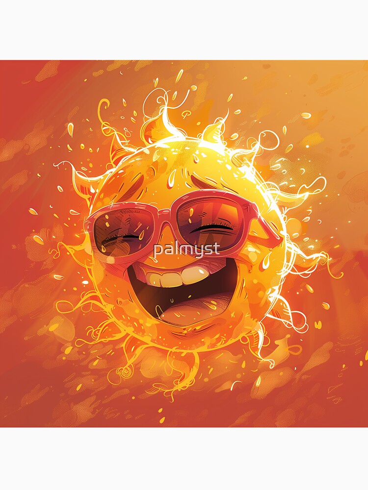 Cool Sun Wearing Sunglasses by palmyst