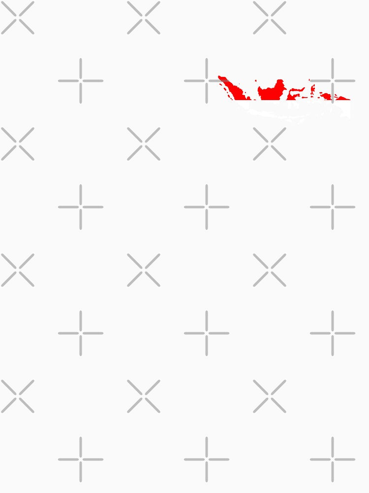 Flag Map of Indonesia by feether-store