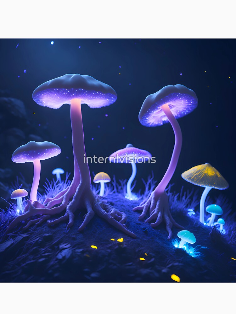 Magic Mushroom Hill - Mushrooms by internlvisions